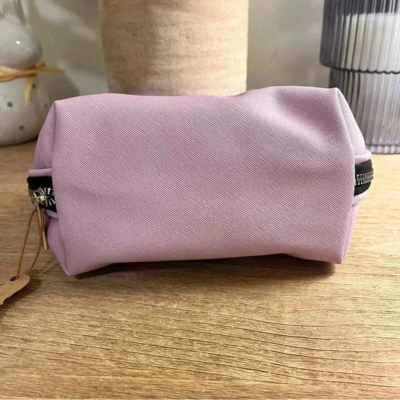 NEW Rae Dunn purple zipper pouch - Picture 3 of 4